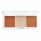 Makeup Revolution Trio Color Play (Palette) 6 g (Odstín Baked Sugar)