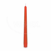 WIMEX s.r.o. Stožčasta sveča rdeče barve O23 x 245 mm [10 kosov]