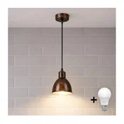 Brilagi - LED luster na sajli RIDDY 1xE27/60W/230V bakarna/patina