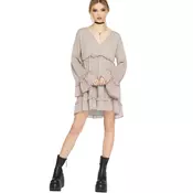 Ženska obleka KILLSTAR - Seraph In Ash - Grey - KSRA014378