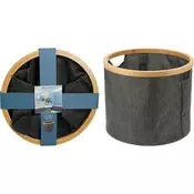 Ostatní Koš za perilo Rešitve za kopalnico KO-170495150 z bambusovim robom okrogle 30 x 25 cm