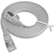 Slim Wirewin Slim Wirewin PKW-STP-SLIM-KAT6 1.0 RJ45 omrežni kabel\, Patch kabel cat 6 U/FTP 1.00 m siva ploščati 1 kos, (20418217)