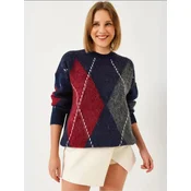 Bianco Lucci Pulover Pullover nočno modra