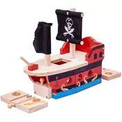 Bigjigs Rail Bigjigs Železniška piratska galerija