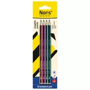 Grafitni svinčniki, komplet, HB, šesterokotni, STAEDTLER Noris® 120 barvna izdaja, 4 kosi, 4 kosi