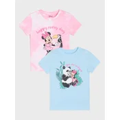 Sinsay - Pamucne majice sa printom 2 kom Minnie Mouse - roze