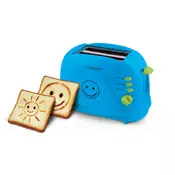 Esperanza EKT003B, Smile, 750 W, 2 kriške, 3 u 1, višenamjenski, plava, toster