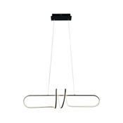 LED luster na sajli VERTIGO LED/54W/230V crna