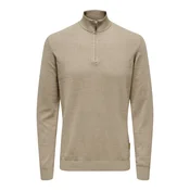 Only & Sons Pulover ONSLoui temno bež