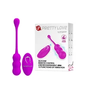 Vibro jaje Pretty love Leshy, 7.2 cm, 12 modova, Ljubičasto
