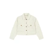 Michael Kors Kids Prehodna jakna kremna/srebrna
