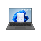 LG Gram 14Z90R Prijenosno računalo 35,6 cm (14) WUXGA Intel® Core™ i5 i5-1340P 8 GB LPDDR5-SDRAM 512 GB SSD Wi-Fi 6E (802.11ax) Windows 11 Pro Sivo