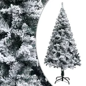 Umjetno božicno drvce sa snijegom zeleno 150 cm PVC