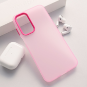 Maska Electro Glow Frame za Samsung S25 FE/ S731B roze