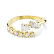 Swarovski Prstan Mesmera zlata/transparentna