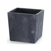 Prosperplast Prevleka za cvetlični lonec URBI SQUARE LOW BETON 2v1 plastika 24x24x24cm