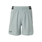 UNDER ARMOUR Športne hlače svetlo zelena/črna/off-bela