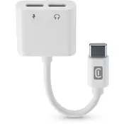 Celularline Sound & Charge USB-C adapter SOUNDCHARGETYPECW