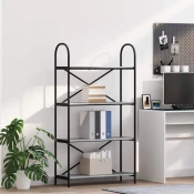 Polica Siva Sonoma 80 x 30 x 146 cm Konstruirano drvo