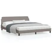Okvir za krevet Dover smedesivi 180x200 cm od tkanine