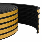 vidaXL Samolepilni tesnilni trak za okna Črna 9 x 4 mm 12 m EPDM pena