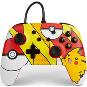 Kontroler PowerA - Enhanced, žičani, za Nintendo Switch, Pokemon: Pikachu Pop Art