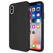 Silikonski ovitek za iPhone Xs Max - mat črn