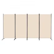 VEVOR Prostorilni razdelilnik 4 plošče 3464x1840x520 mm bež