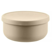 Zopa Silicone Bowl with Lid silikonska zdjelica sa zatvaračem Sand Beige 1 kom