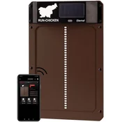 RUN-CHICKEN Solarna avtomatska vrata za kokošnjak Eternal – v rjavi barvi (z Bluetooth)