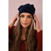 Kesi Cap with fleece Sandra K210 navy blue