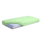 BabyMatex Frotirna rjuha z elastiko PREMIUM 60x120x10 zelena