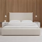 Bessagi Home Oblazinjena Postelja Alba, Bež, 180x200