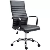 Homestar Pisarna stol 54x62x104-114 cm Črna