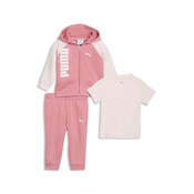 PUMA Minicats 3-Piece Set Toddlers, Kids, Wild Pink, 12-18M