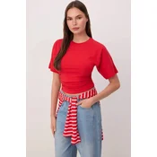 Trendyol Milla Ženska majica TWOSS26TS00052, Crvena