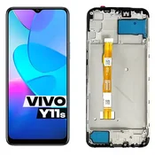 shumee Originalni LCD zaslon na dotik za VIVO Y11s V2028 z okvirjem