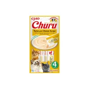 Churu Kremni mačji prigrizek - tuna, 4 x 14 g - S sirom