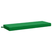 Vidaxl Blazina za klop SOEST 100% poliester Zelena 110 x 40 x 8 cm