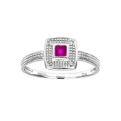 DIAMANT LETERNEL Prstan srebrna