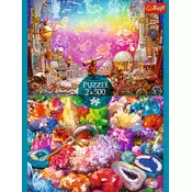 Trefl Puzzle Vesolje in kristali 2x500 kosov