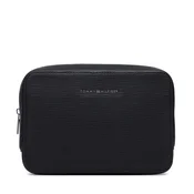 Kozmetični kovček Tommy Hilfiger Th Business Saffiano Washbag AM0AM14803 Črna