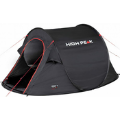 High Peak Vision 3 šotor za 3 osebe, črn