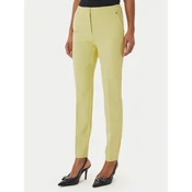 HUGO Hlače iz tkanine Hagonia-1 50539991 Rumena Slim Fit