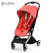 cybex® djecja kolica orfeo™ hibiscus red (silver frame)