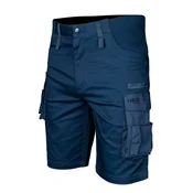 Kratke hlače Mix&Match, elastičen pas, temno modre, velikost XS