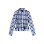 Tommy Jeans Bluza modra / bela