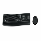 Microsoft Wireless Comfort Desktop 5050 with AES USB port