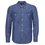 Levis Srajce z dolgimi rokavi BARSTOW WESTERN STANDARD Modra