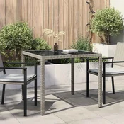 Stol za vrt Siva 90 x 90 x 75 cm poliratan